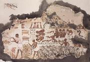 Alma, Copy of wall painting from the tomb of Nebamun in the British Museum,London (mk23)